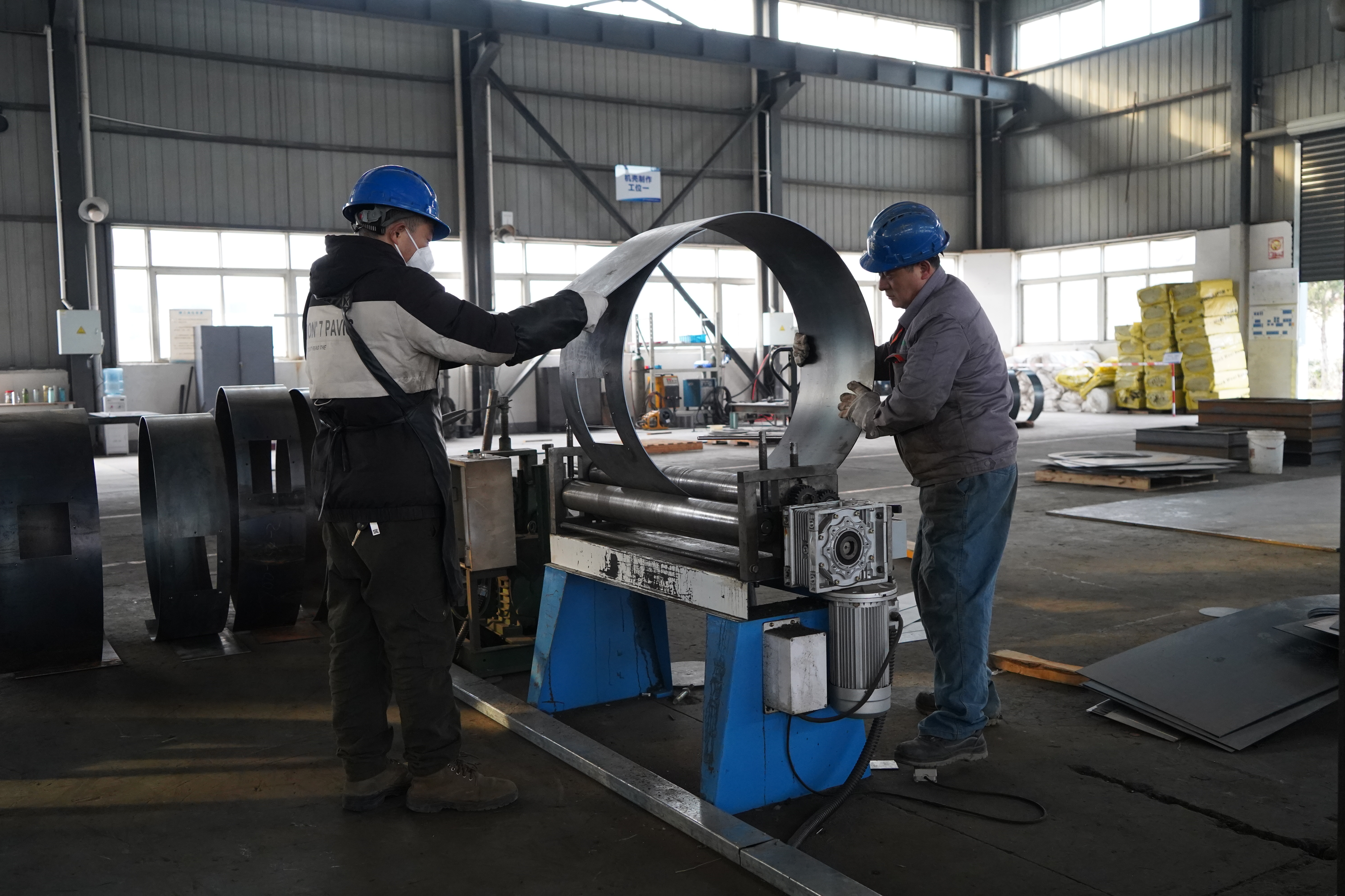 風機機殼制作區